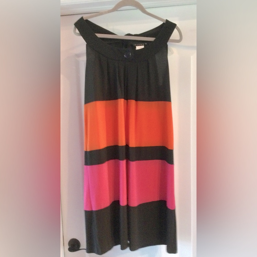 Bright shift dress